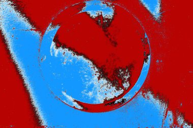 kırmızı, mavi ve siyah grunge duvar dokusu arkaplanı