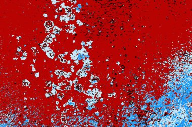 kırmızı, mavi ve siyah grunge duvar dokusu arkaplanı