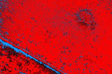 Kırmızı ve mavi renkli grunge duvar dokusu arkaplanı