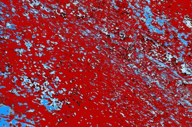 Duvar dokusu arkaplanı eski boyayla soyulmuş 