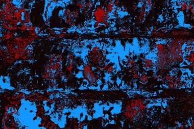 Çizik ve çatlaklarla metal doku