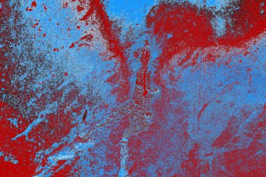 Çizik ve çatlaklarla metal doku