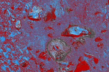 Duvar dokusu arkaplanı eski boyayla soyulmuş 