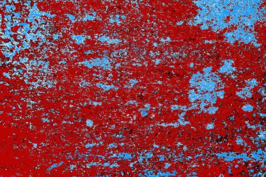 Duvar dokusu arkaplanı eski boyayla soyulmuş 