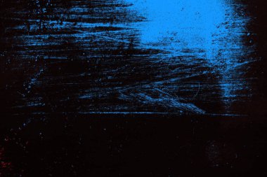 Kırık tarih arkaplanı olan kırmızı, mavi ve siyah grunge duvar