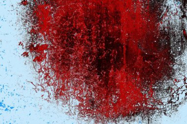 Çizik ve çatlaklarla metal doku