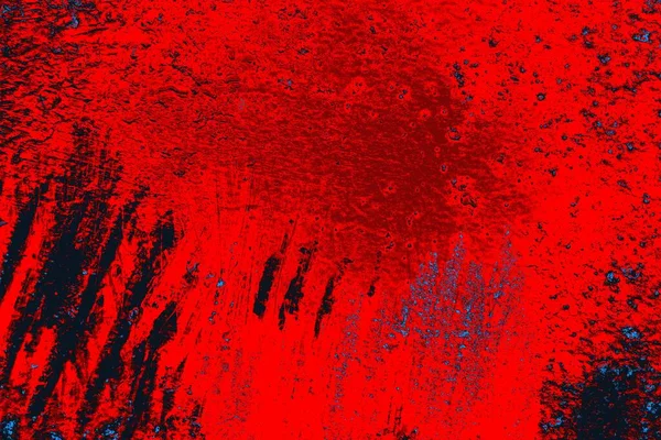 Kırmızı ve mavi renkli grungy duvar, desenli arka plan