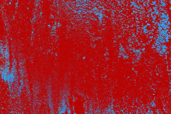 Kırık tarih arkaplanı olan kırmızı, mavi ve siyah grunge duvar