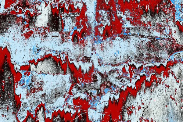 Dökülen boya paslı metal dokusu