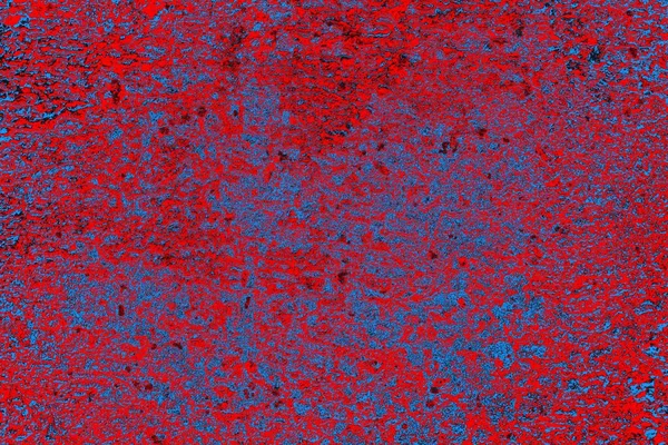 Parlak kırmızı ve mavi renkli grunge duvar dokusu arkaplanı
