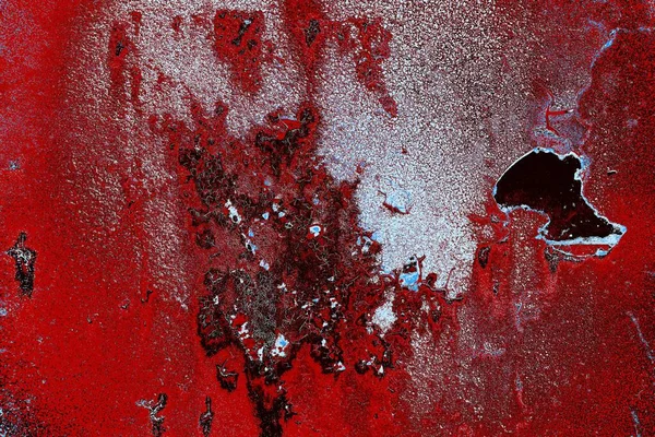 Dökülen boya paslı metal dokusu