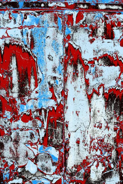 Dökülen boya paslı metal dokusu