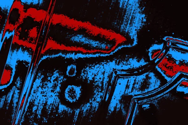 Çizik ve çatlaklarla metal doku