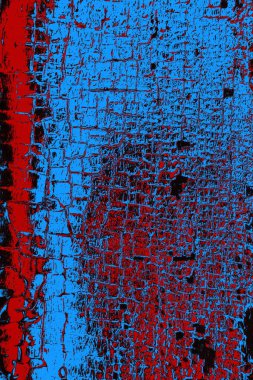 Çizik ve çatlaklarla metal doku