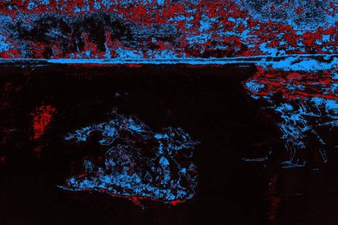 Çizik ve çatlaklarla metal doku