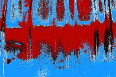 Çizik ve çatlaklarla metal doku