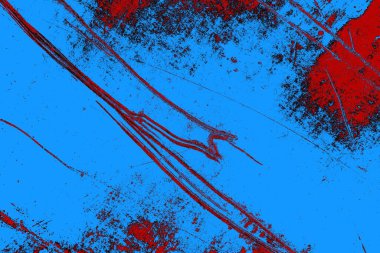 Çizik ve çatlaklarla metal doku