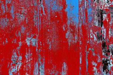 Çizik ve çatlaklarla metal doku