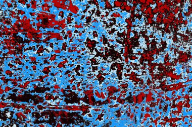 Duvar dokusu arkaplanı eski boyayla soyulmuş 