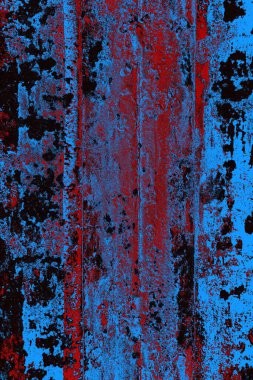 Çizik ve çatlaklarla metal doku