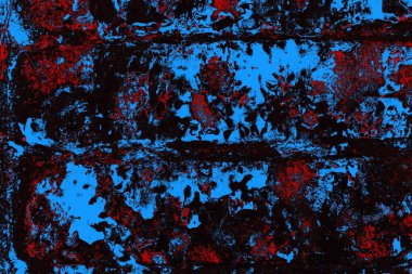 Çizik ve çatlaklarla metal doku