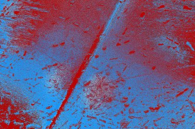 Çizik ve çatlaklarla metal doku