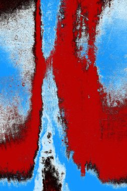 Çizik ve çatlaklarla metal doku