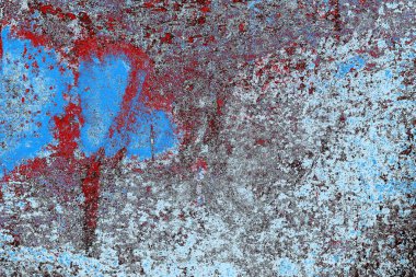 Çizik ve çatlaklarla metal doku