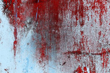 Çizik ve çatlaklarla metal doku