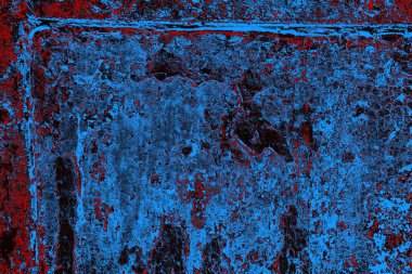 Çizik ve çatlaklarla metal doku