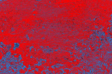 Kırmızı ve mavi renkli grunge duvar dokusu arkaplanı