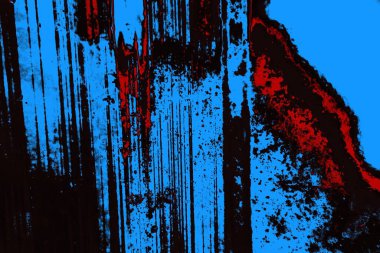 Çizik ve çatlaklarla metal doku