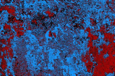 Çizik ve çatlaklarla metal doku