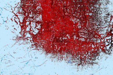 Çizik ve çatlaklarla metal doku