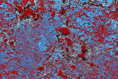 kırmızı, mavi ve siyah grunge duvar dokusu arkaplanı 