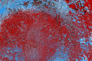 Duvar dokusu arkaplanı eski boyayla soyulmuş 