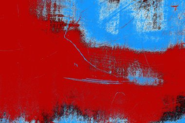 Çizik ve çatlaklarla metal doku