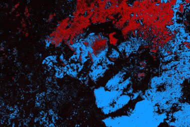 Çizik ve çatlaklarla metal doku