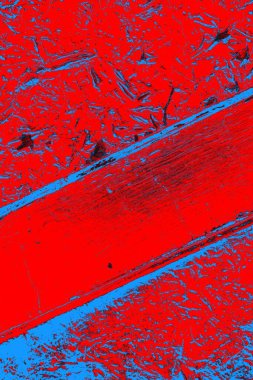 Kırmızı ve mavi renkli grunge duvar dokusu arkaplanı