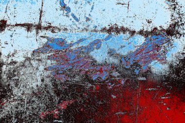 Duvar dokusu arkaplanı eski boyayla soyulmuş 