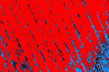 Kırmızı ve mavi renkli grunge duvar dokusu arkaplanı