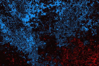 Koyu renkli ses, çatlak ve arkaplanı su sıçratan grunge duvar dokusu