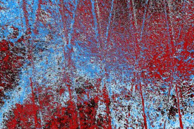 Çizik ve çatlaklarla metal doku