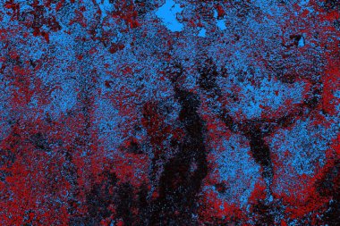 Çizik ve çatlaklarla metal doku