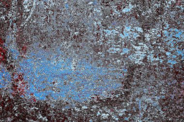 Çizik ve çatlaklarla metal doku