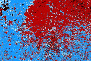 kırmızı, mavi ve siyah grunge duvar dokusu arkaplanı