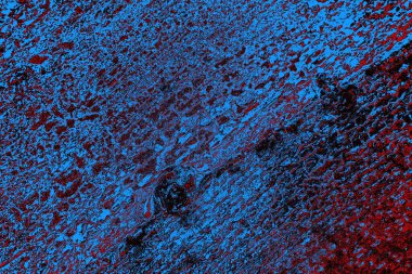 Çizik ve çatlaklarla metal doku