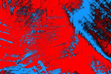 Kırmızı ve mavi renkli grunge duvar dokusu arkaplanı