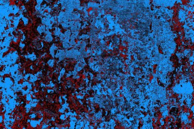 Çizik ve çatlaklarla metal doku