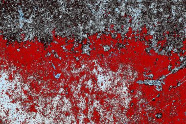 Duvar dokusu arkaplanı eski boyayla soyulmuş 